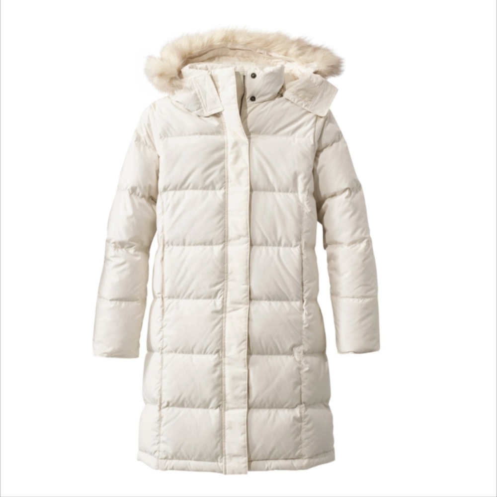 NEW L.L. Bean Woman's Ultrawarm Coat, Three-Quarter Length, Regular XL, White